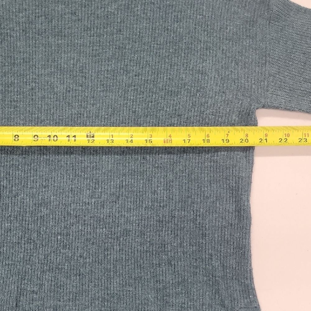Madewell Cowl Neck Sweater Blue Size M Clean Girl - Picture 10 of 14